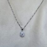 el blue crystal pendant – made with fine 925 sterling silver