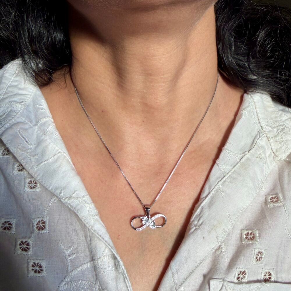 infinity pendant 925 sterling silver