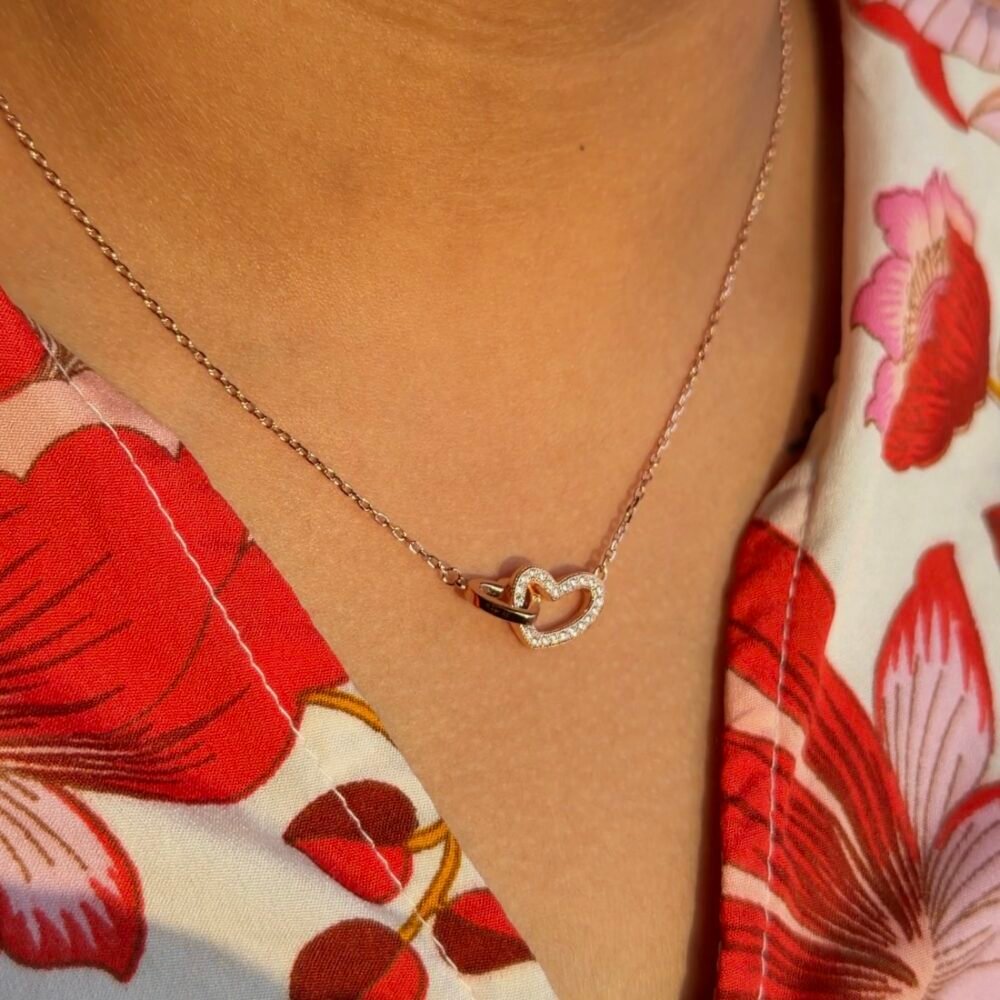 heart necklace 925 sterling silver