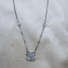four clover necklace made with fine 925 sterling silver