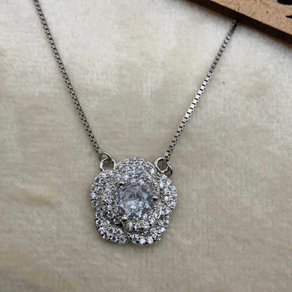 toi et moi necklace made with fine 925 sterling silver (copy)