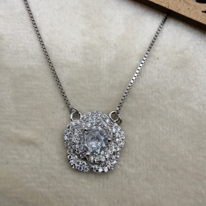 toi et moi necklace made with fine 925 sterling silver (copy)