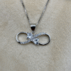 mini square princess pendant set made with fine 925 sterling silver (copy)