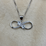 mini square princess pendant set made with fine 925 sterling silver (copy)