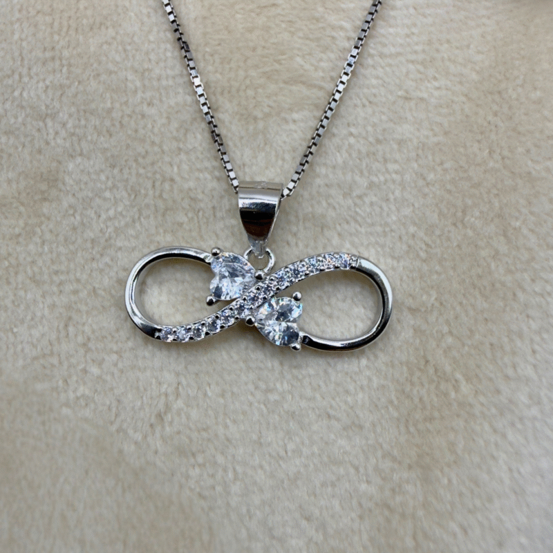 mini square princess pendant set made with fine 925 sterling silver (copy)