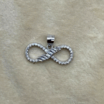 infinite heart 3 made with fine 925 sterling silver