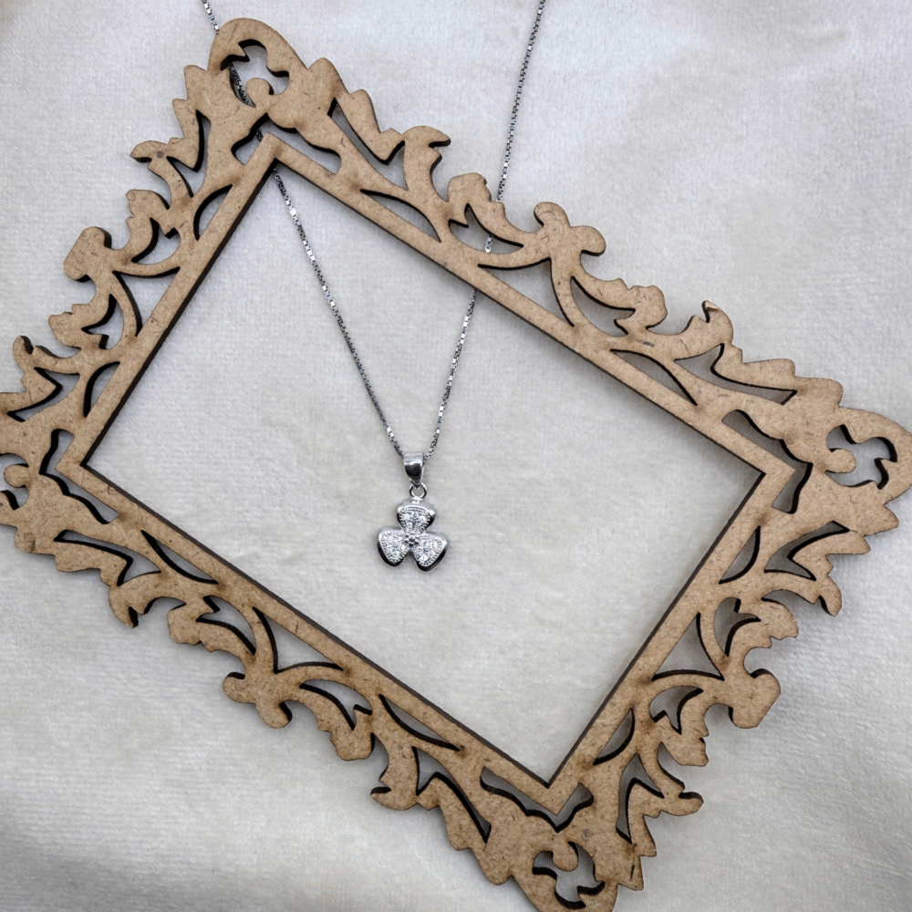 3 Clover Pendant + Chain - 925 Sterling Silver