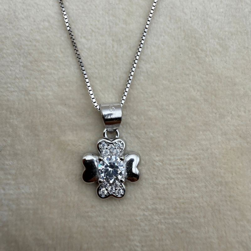flower pendant made with fine 925 sterling silver (copy)