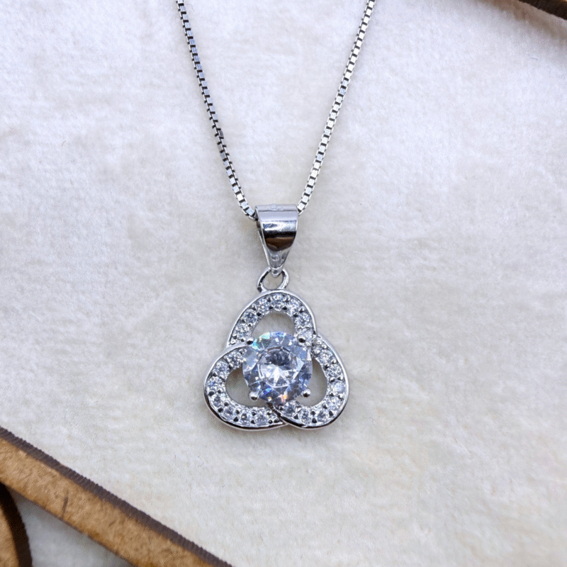 square pendant made with fine 925 sterling silver (copy)