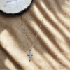 cross pendant made with fine 925 silver