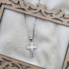 cross diamond pendant made with fine 925 sterling silver