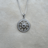Solaris Sparkle Pendant 925 Sterling Silver Pendant + Chain