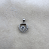 Heartbeat Halo 925 Sterling Silver pendant + Chain