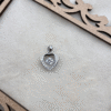 Heartbeat Halo 925 Sterling Silver pendant + Chain