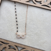 Infinity Mangalsutra Rose Gold 925 Sterling Silver