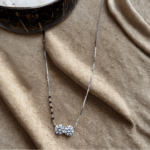Dual Stone Mangalsutra Made with 925 Sterling Silver