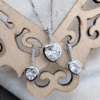 Eternal Heart Ensemble Pendant Set- Made with 925 sterling silver