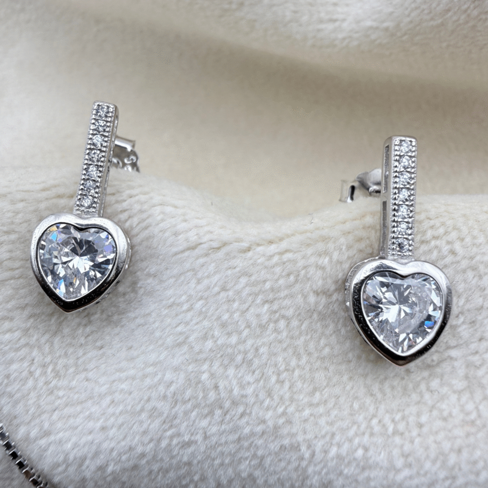 Eternal Heart Ensemble Pendant Set- Made with 925 sterling silver