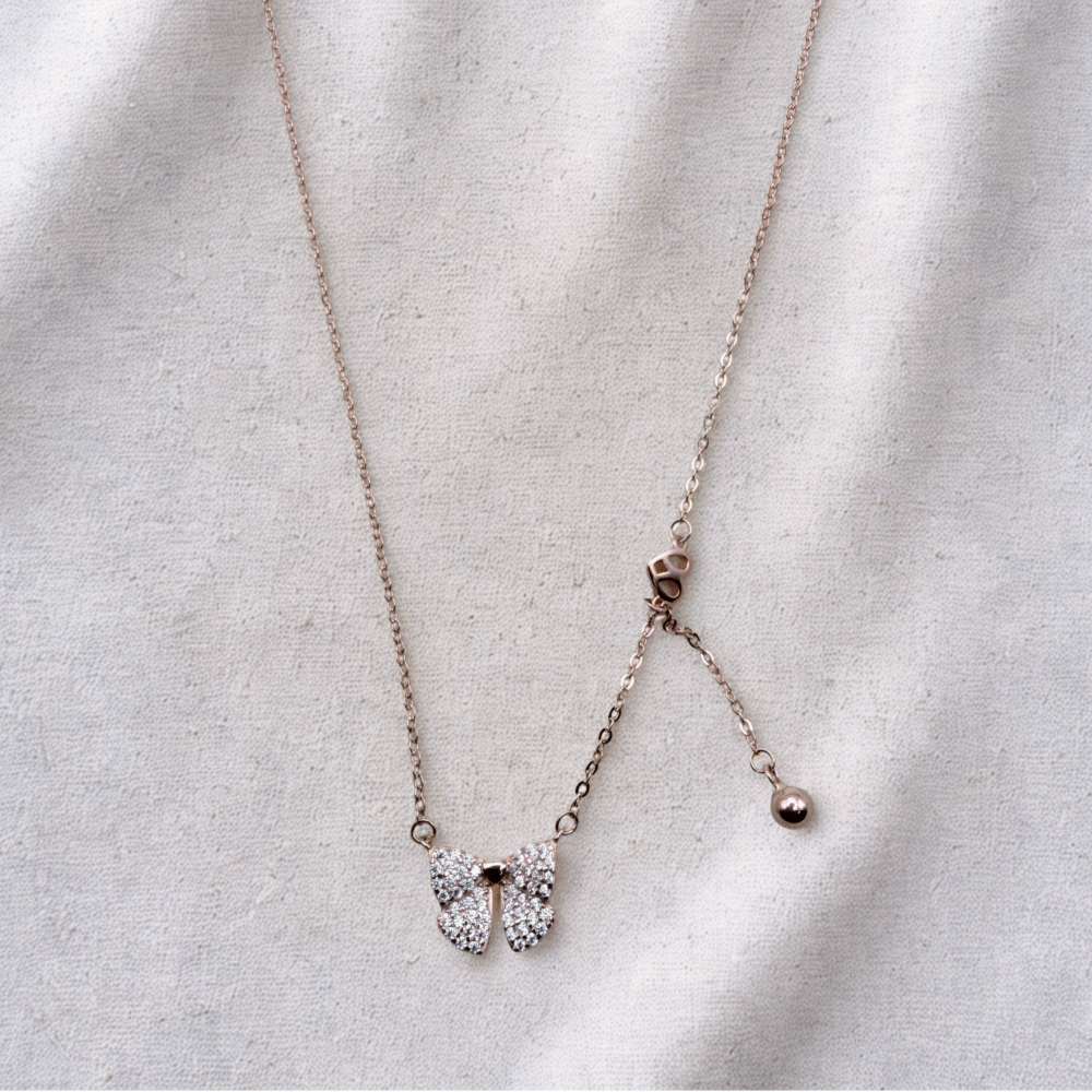 teardrop cluster 925 sterling silver necklace (copy)