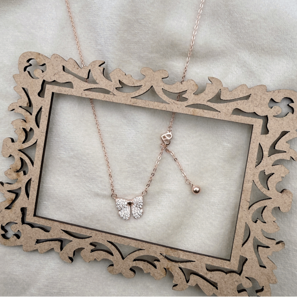 teardrop cluster 925 sterling silver necklace (copy)