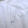 Pearl Circle 925 Sterling Silver Necklace