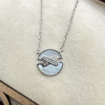 Pearl Circle 925 Sterling Silver Necklace