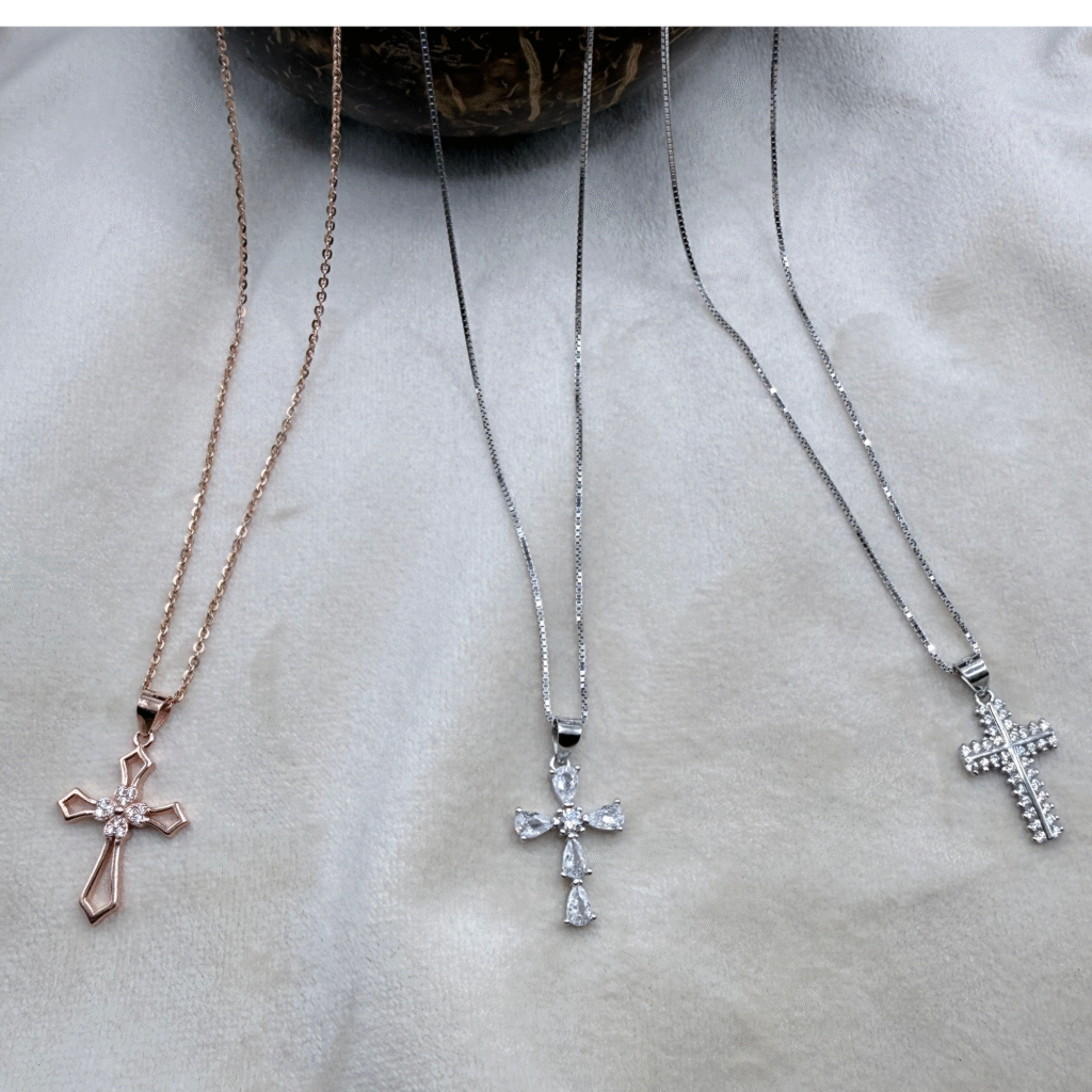 Cross silver pendant