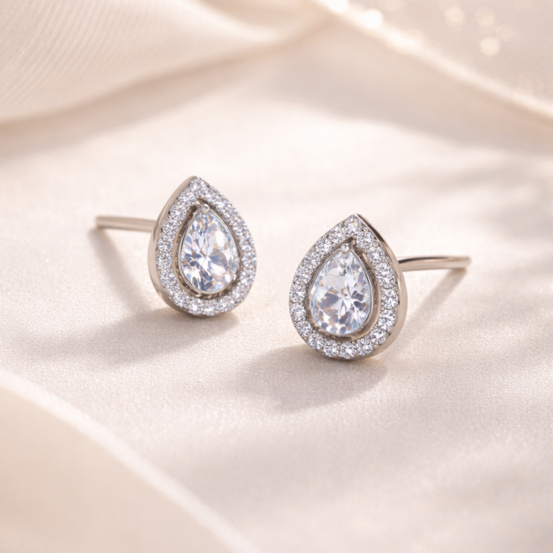 925 Sterling Silver Celestial Stud Earrings