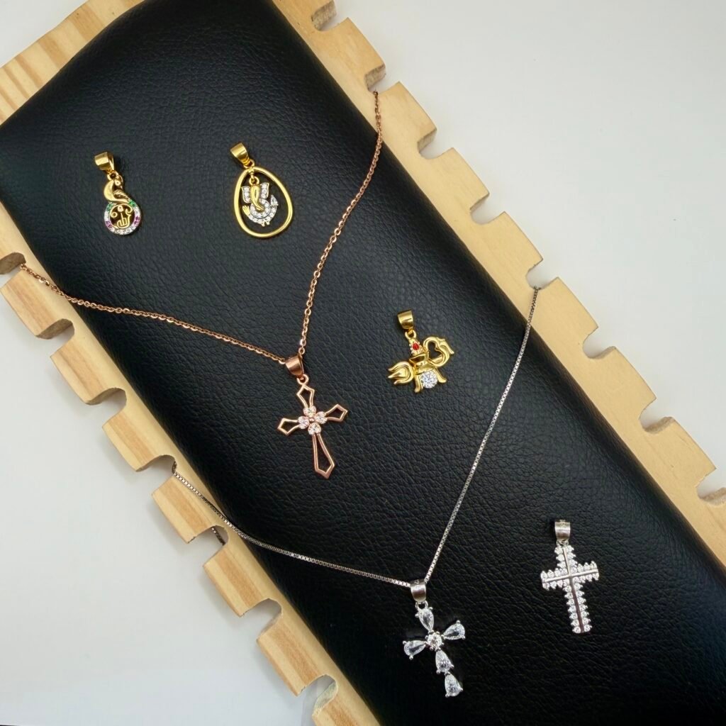 divine ganesh 925 silver pendant