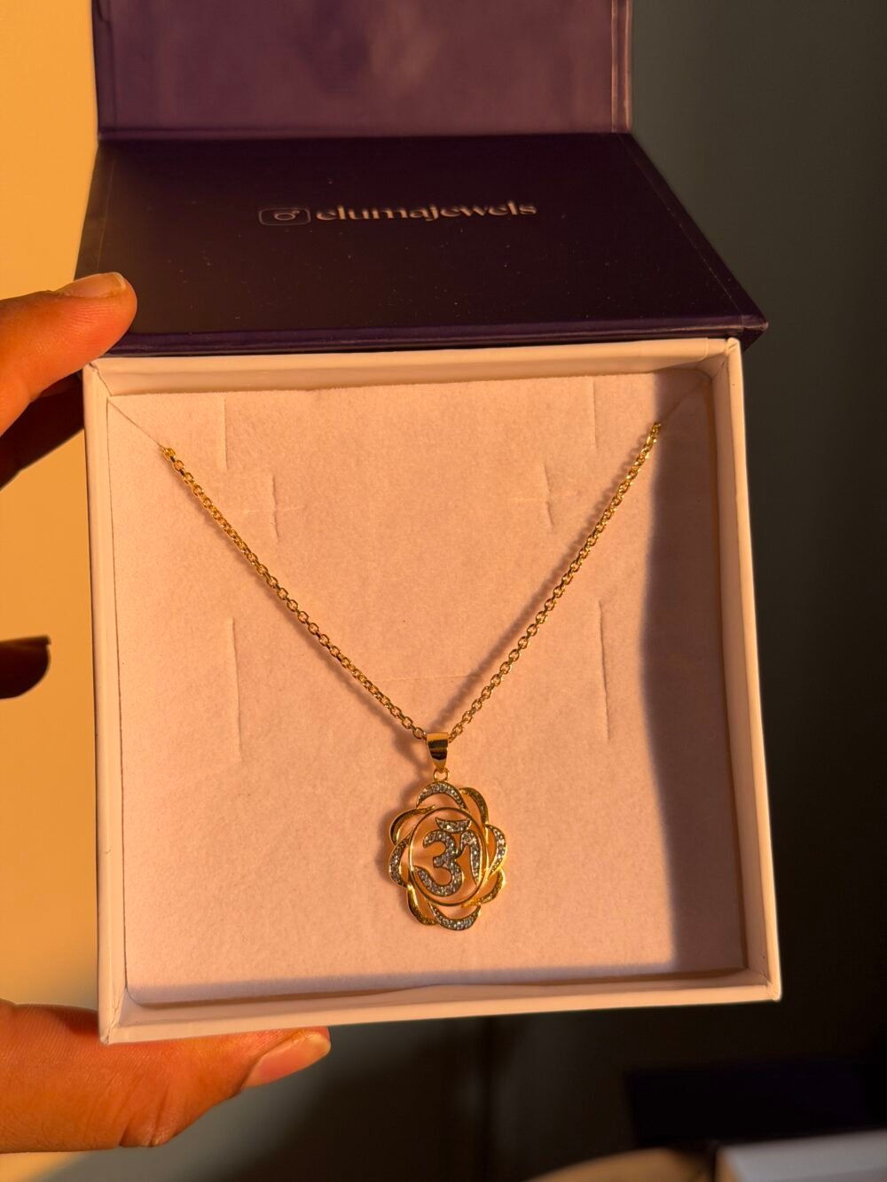 Divine Om 925 Silver Pendant