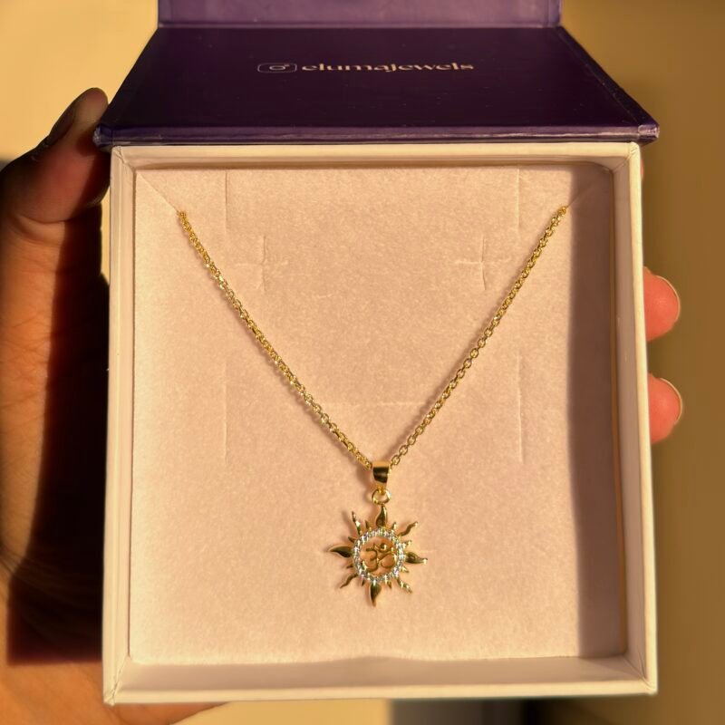 Surya Om 925 Silver Pendant