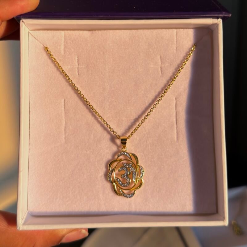 Om 925 silver pendant