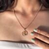 Shiva Circle 925 Silver Pendant