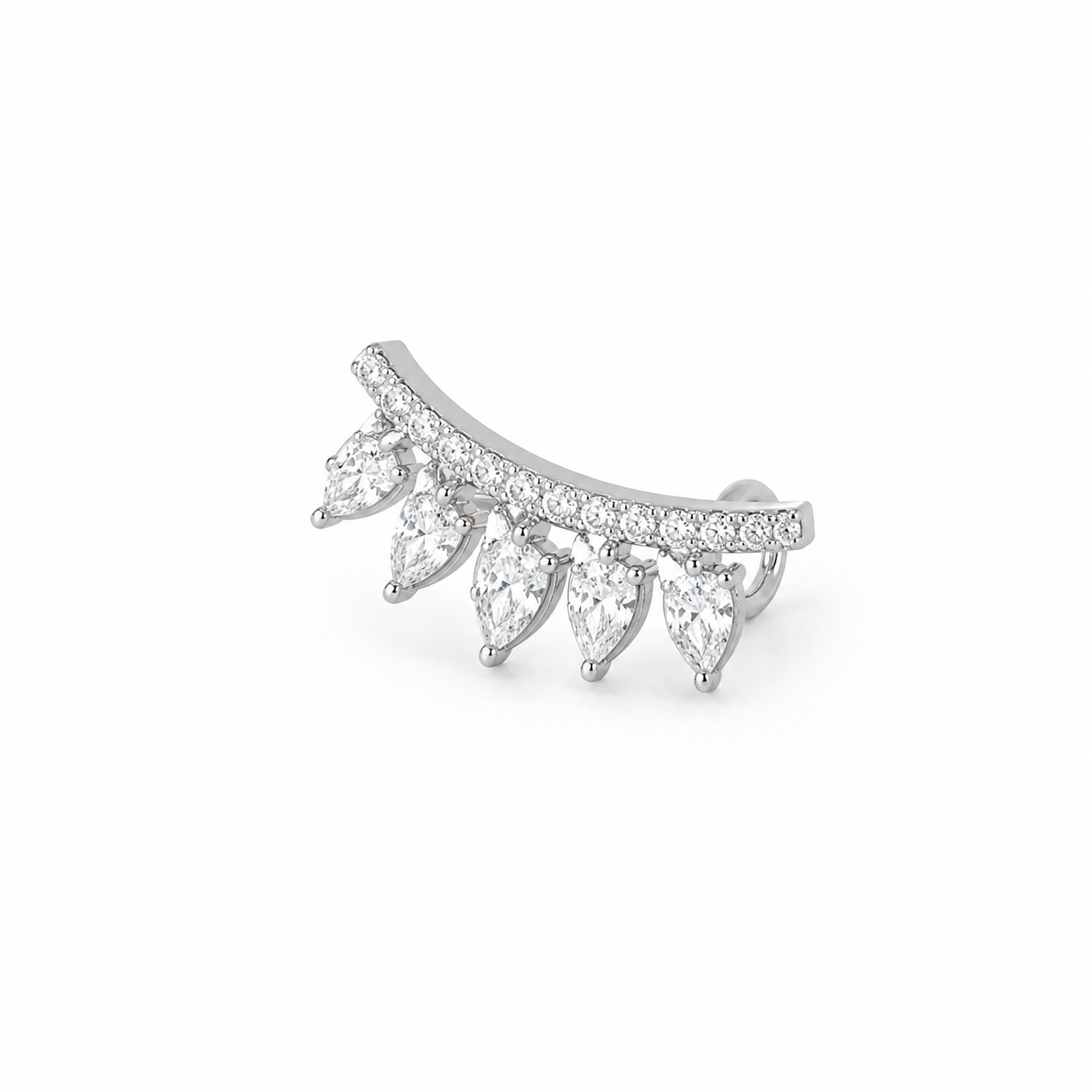 aria ear cuff 925 sterling silver