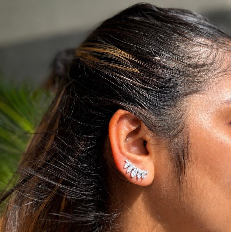 aria ear cuff 925 sterling silver
