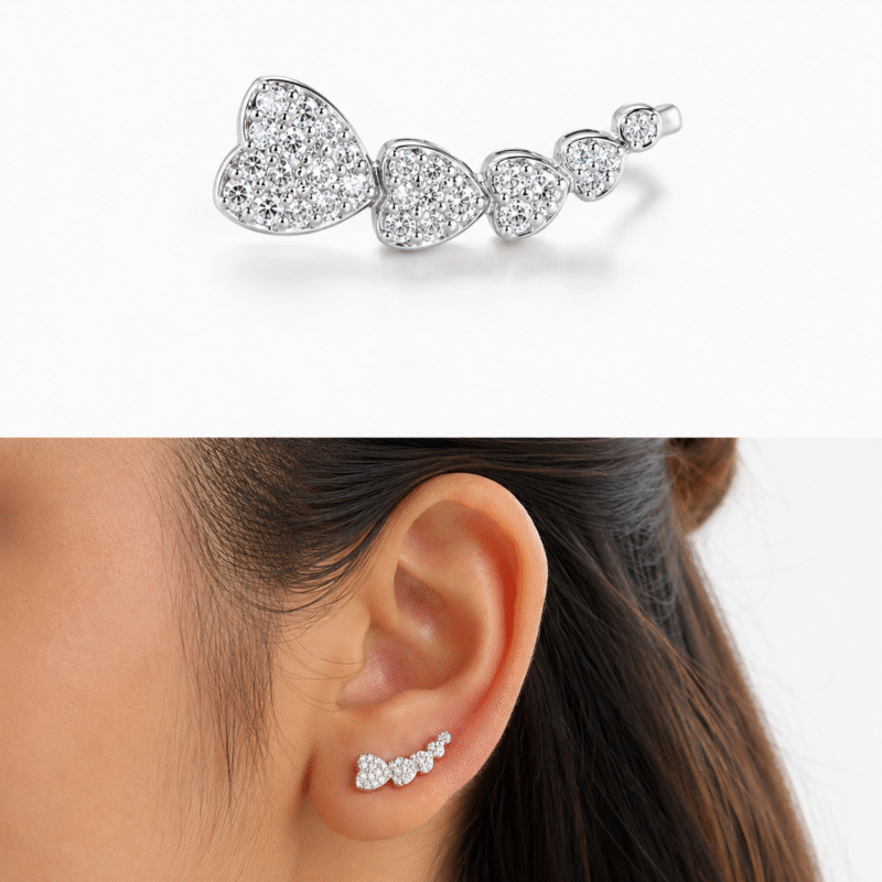 edge ear cuff 925 sterling silver (copy)
