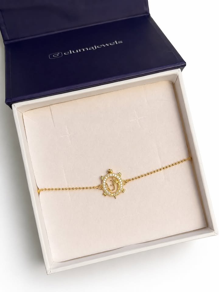 Divine Om Rakhi– 925 Sterling Silver
