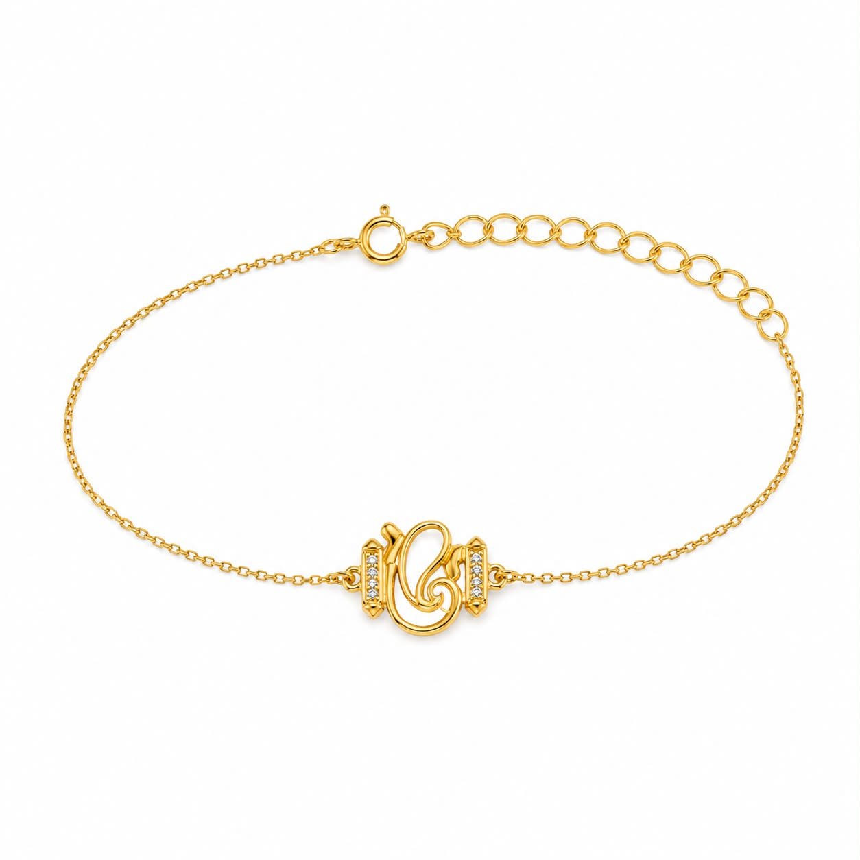 Sacred Ganesh Bracelet – 925 Sterling Silver