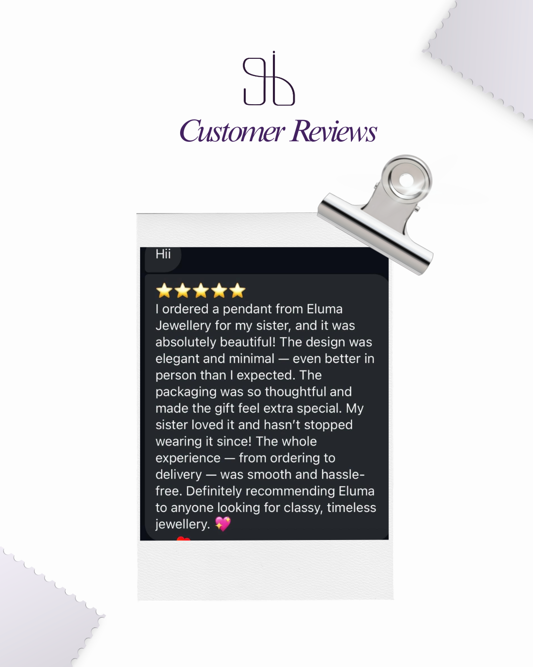 customer reviews (3)
