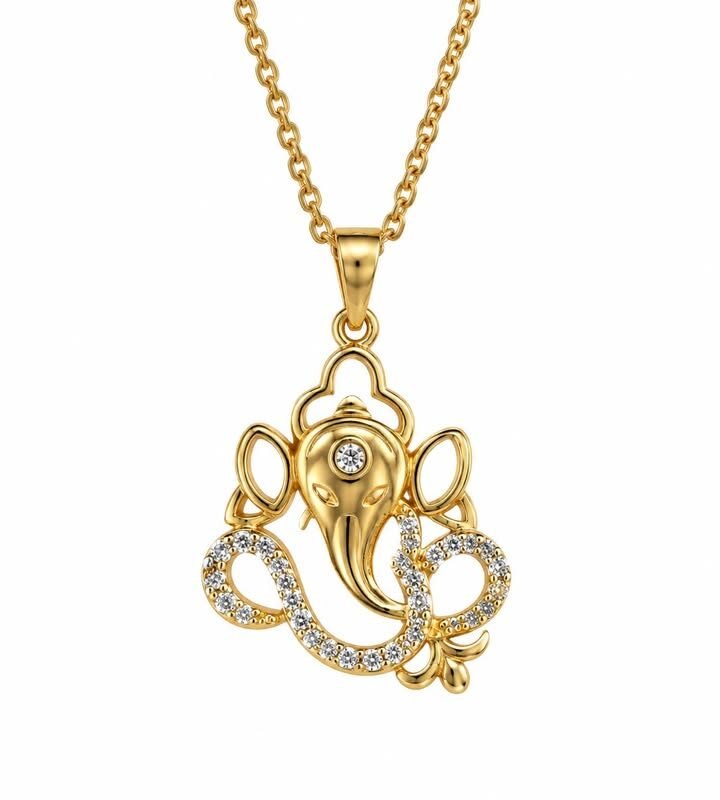 ganpati 925 silver pendant